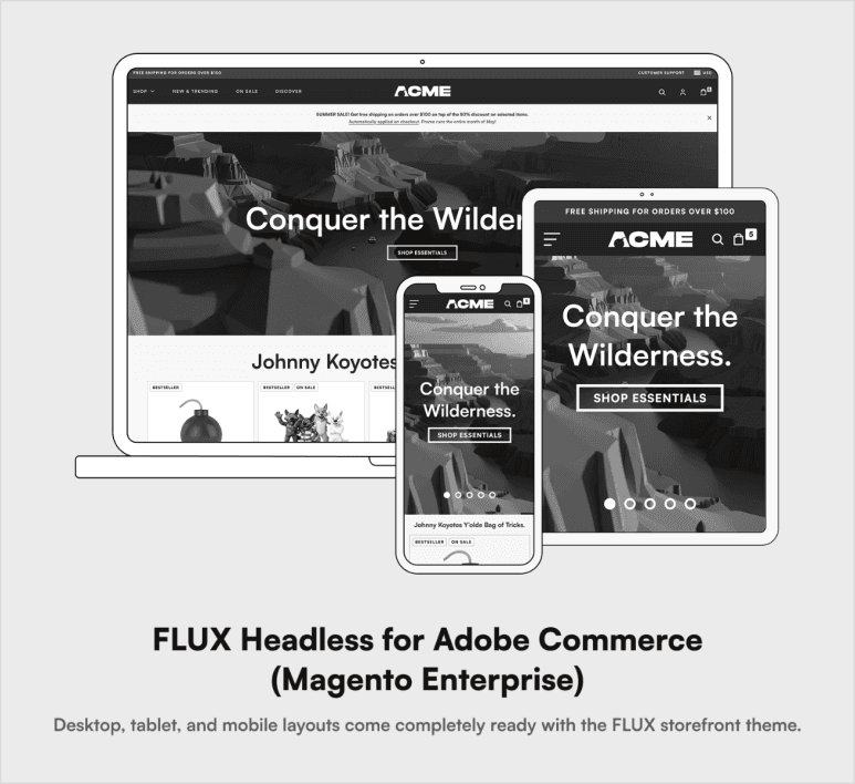 FLUX Headless 1.0 for Adobe Commerce (Magento Enterprise)